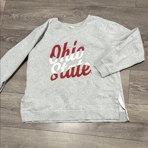 Ohio State Gray Graphic Crewneck Sweatshirt